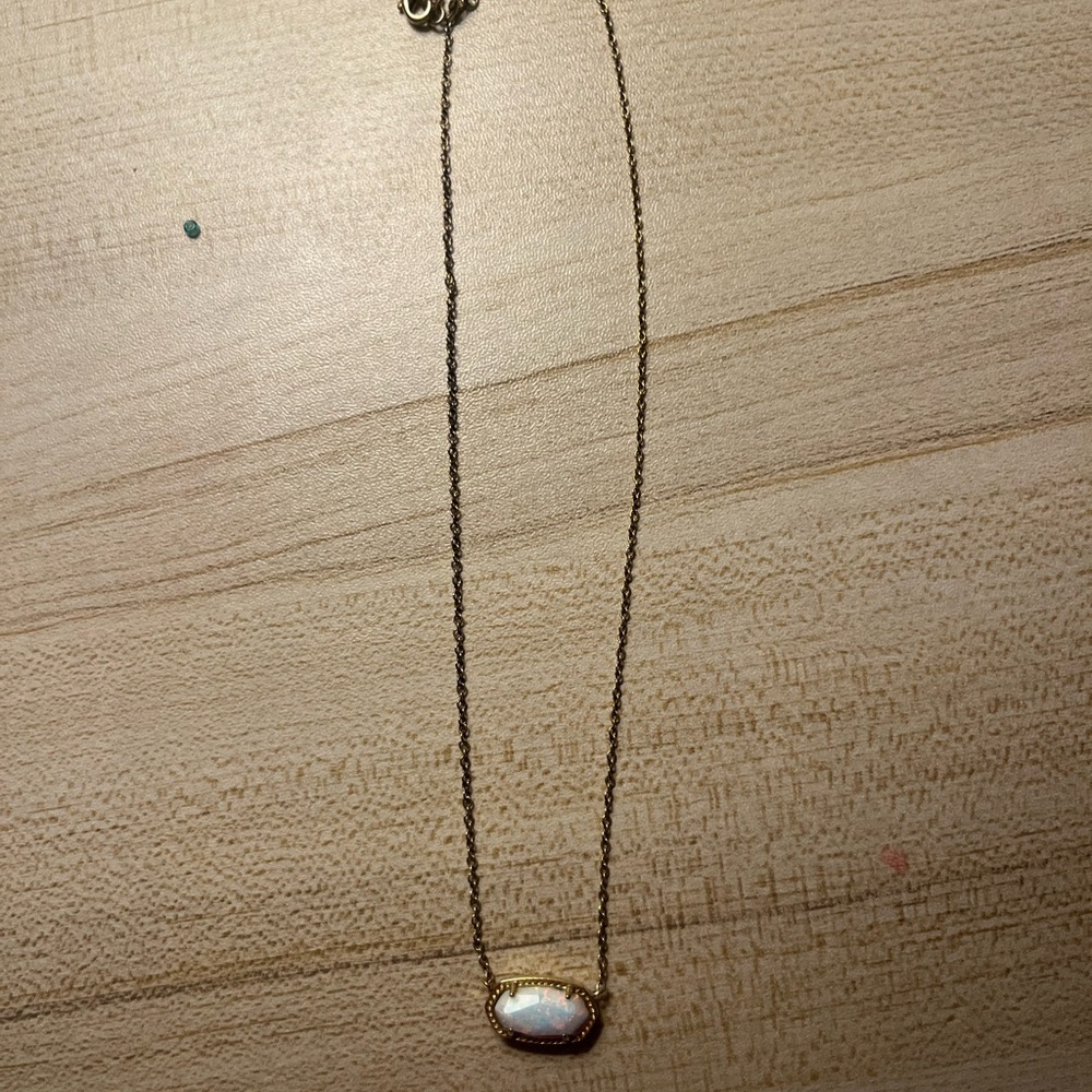 White Kendra Scott Necklace